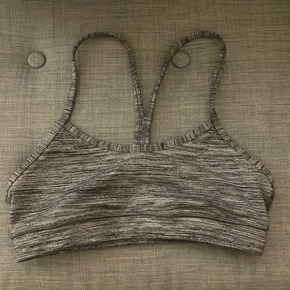 Lululemon light grey size 2 sports bra